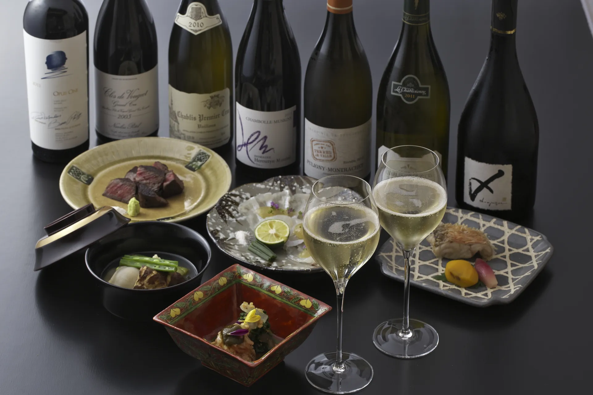 ワインと京料理のペアリング