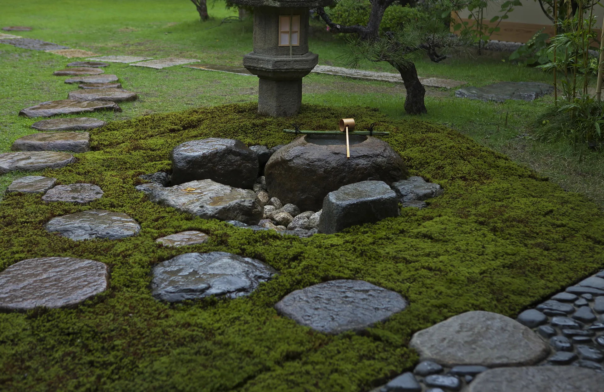 清和荘の日本庭園